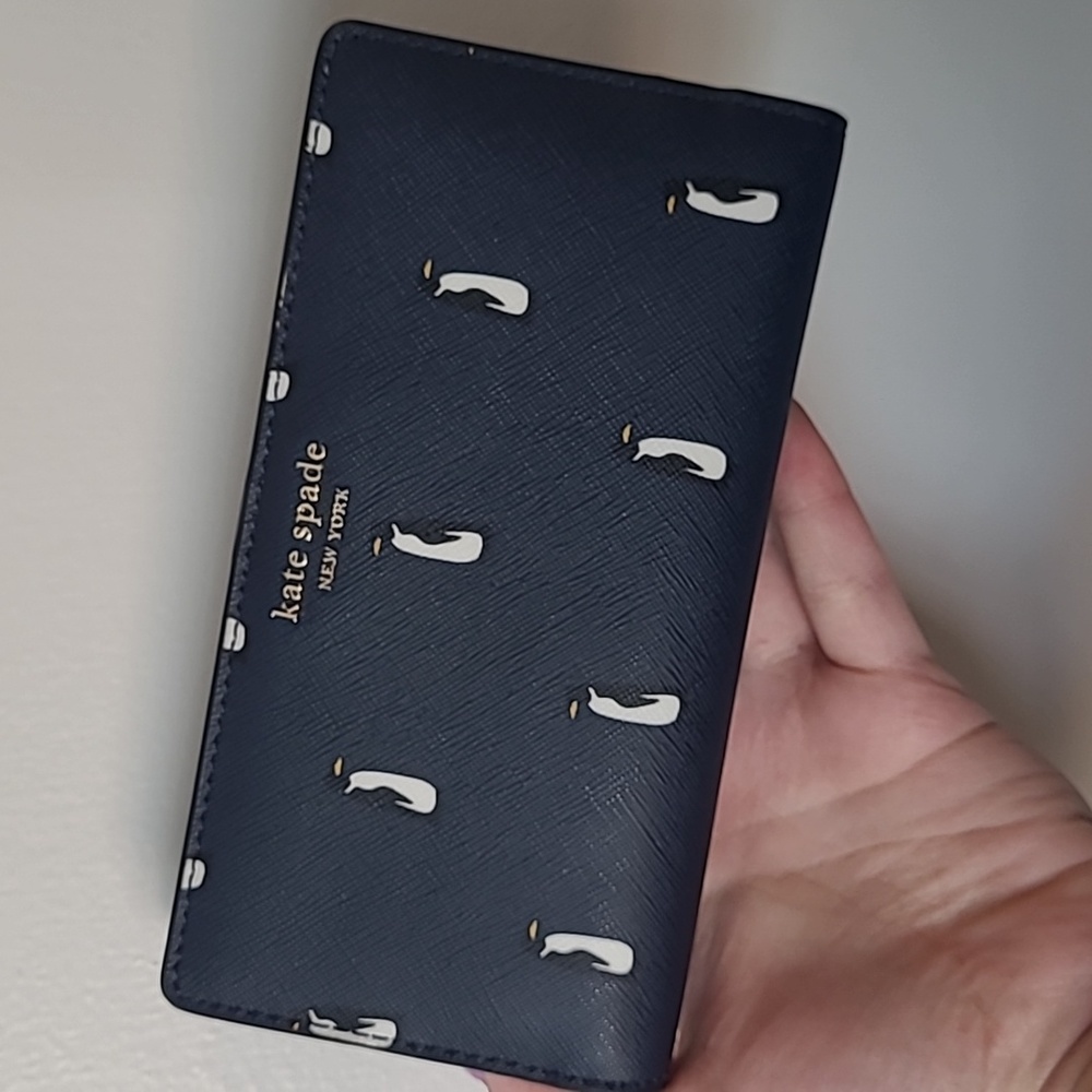 Kate Spade penguin bifold wallet